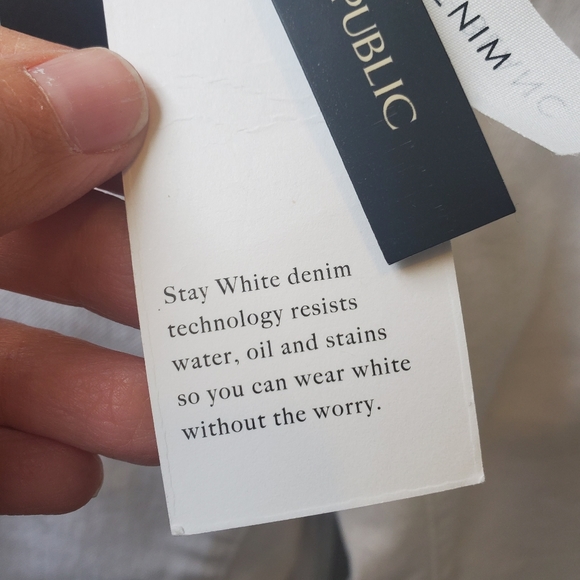 NWT Banana Republic Stay White Denim Mid Rise Skinny Jeans - Picture 5 of 9